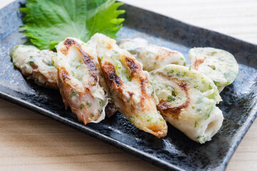 ちくわの磯辺焼き　米粉