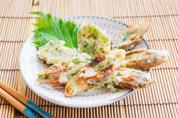 ちくわの磯辺焼き　米粉