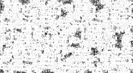 Rough black and white texture vector. Distressed overlay texture. Grunge background. Abstract textured effect. Vector Illustration. Black isolated on white background. EPS10
