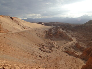 Fototapeta na wymiar Moon Valley in the Atacama Desert in Chile