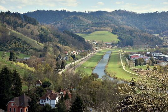 Blick auf die Umgebung von Gengenbach im Schwarzwald