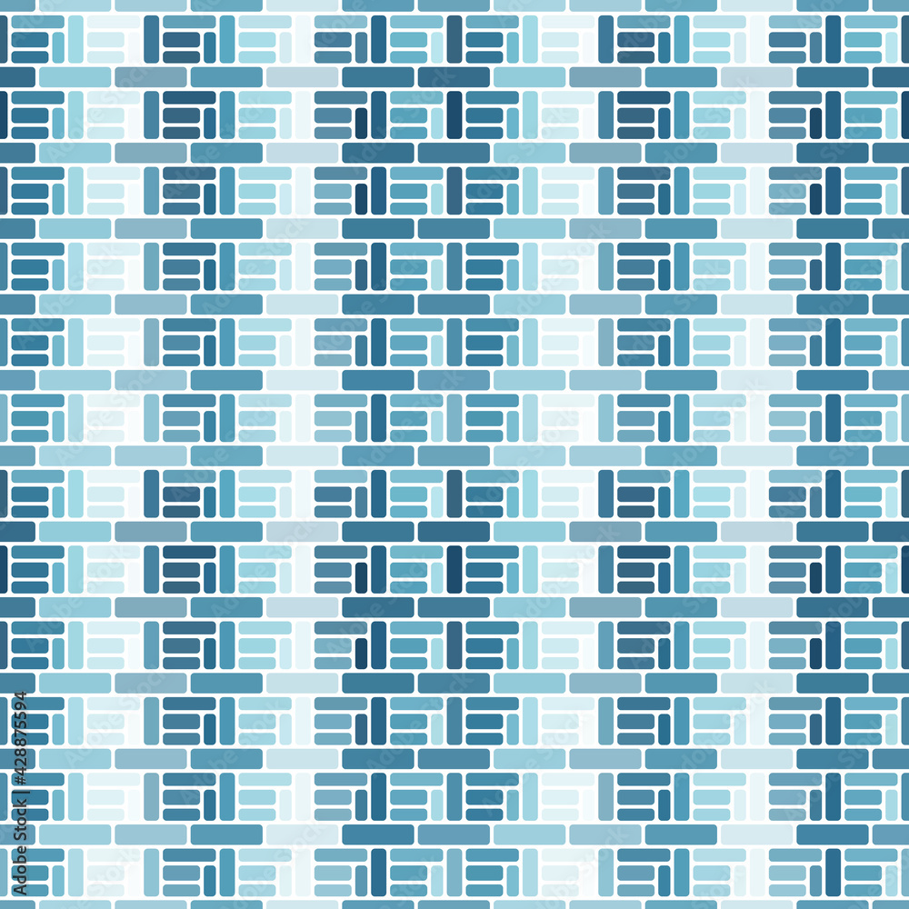 Poster a seamless pattern of simple blocks and lines.