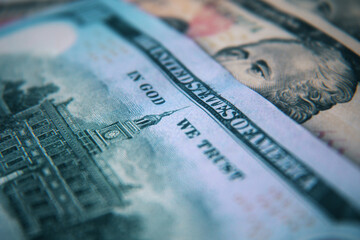 United States Dollar detail photoshoot