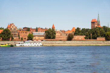 Obraz premium Panoramic view of Torun. Poland