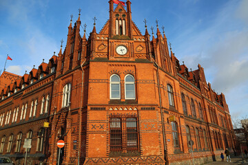 Main Post Office corner - Bydgoszcz, Poland