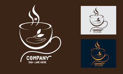 Minimalist Coffee logo design