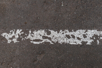 Almost erased road markings Background - an acute social problem 