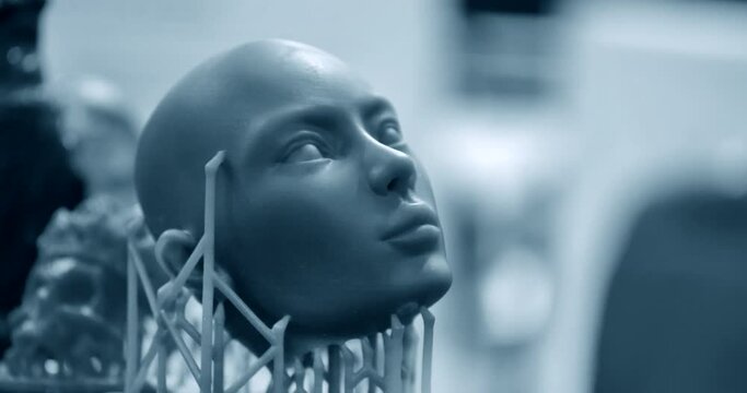 Objects photopolymer printed on stereolithography 3D printer,