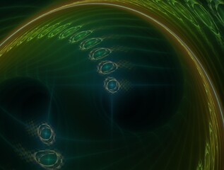 Imaginatory fractal background generated Image