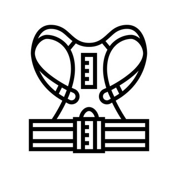 recommend clip art: corset tool line icon vector. corset tool sign. isolated contour symbol black illustration