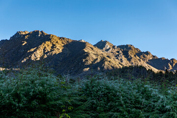 Obraz premium Amanecer en los andes