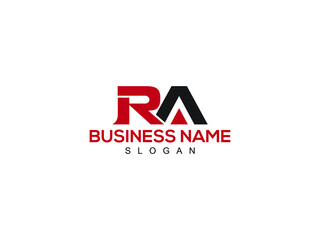 RA Letter Logo, ra logo icon vector for business