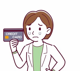 Young woman in a lab coat