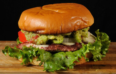 hamburguesa con guacamole 