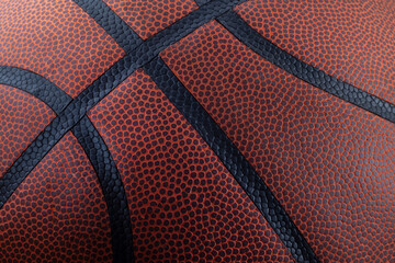 Basketball surface texture and pattern