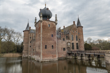 Fototapeta premium Belgium, Aartselaar, the castle of cleydael