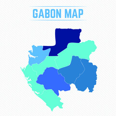 Gabon Detailed Map With Cities