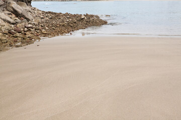 薩摩川内市西方海水浴場の渚	