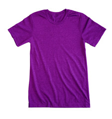 Purple Heather Tee Shirt Blank