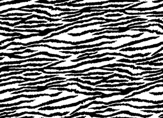 Seamless animal ikat zebra pattern.