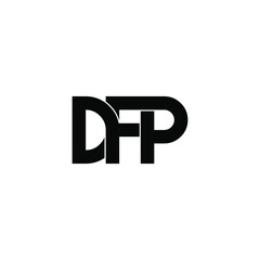 dfp letter original monogram logo design