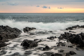 Fototapeta premium 雄武町日の出岬の海岸の風景