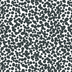 Minimal monochrome handwritten pattern dots, rounds