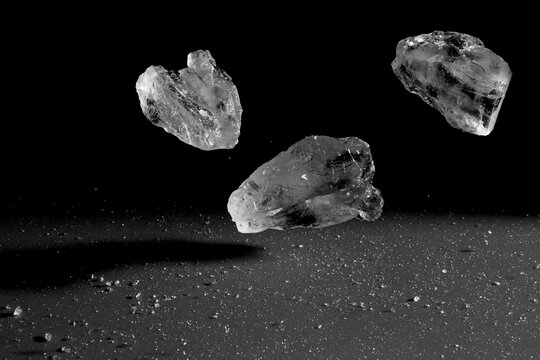 Macro shot of crystal or rock sugar