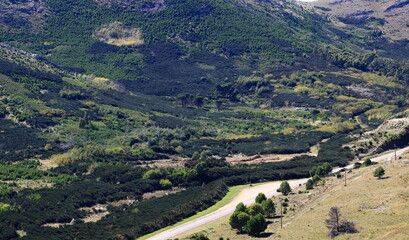 paisajes de cerranos de Sierra de la Ventana cerca de la ciudad de Bahia Blanca