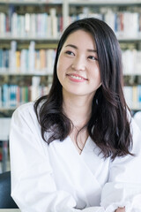 大学生のポートレート