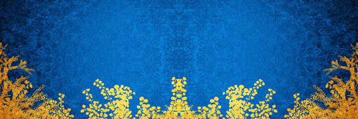 yellow and blue