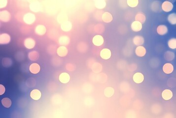New year garland lights flare pattern. Blue pink colors defocus background.