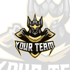 Legion Warrior Logo Mascot Vector Illustration