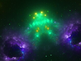 Imaginatory fractal background generated Image