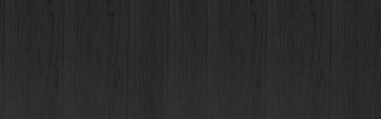 Panorama of Black vintage wooden table top pattern texture and seamless background