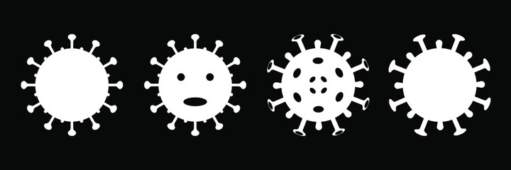  Coronavirus 2019-nCoV Icons set. Outbreak coronavirus. Pandemic, medical, healthcare, Stop Coronavirus concept. Creative Design Template vector illustration.