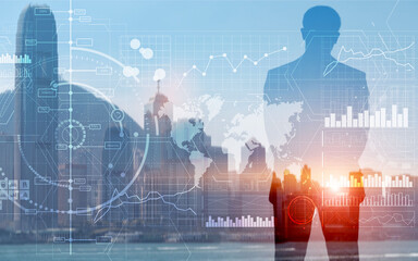 New Business intelligence BI Key performance indicator KPI Analysis dashboard transparent...