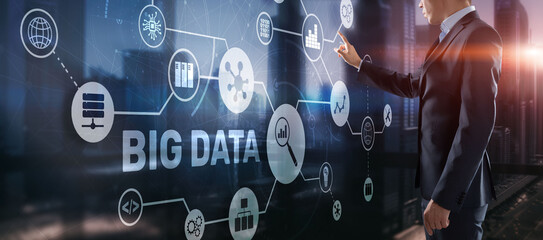 Big data and business intelligence analytics concept