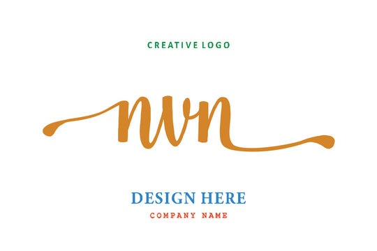 NVN lettering logo is simple, easy to understand and authoritative