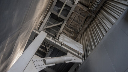 foundations of the interior of a building