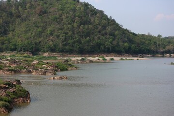 view of the beach in the morning