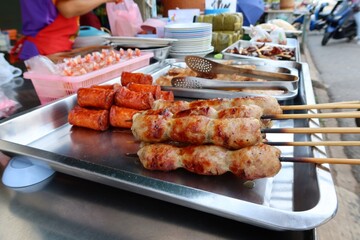 shish kebab on a skewer