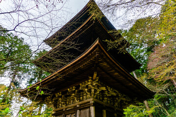 金剛輪寺　三重塔　湖東三山