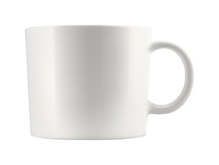 Blank white ceramic cup mockup for branding