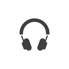 Wireless headphones vector icon