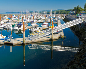 Yachts and boats in Vancouver, Canada