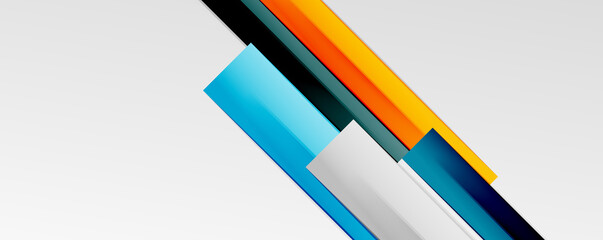 Color abstract lines trendy geometric background for business or technology presentation, internet poster or web brochure cover, wallpaper