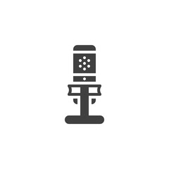 Studio microphone vector icon