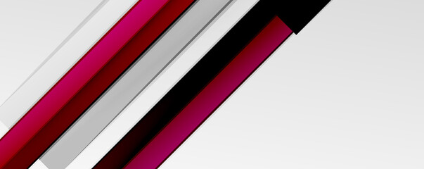 Multicolored lines background. Design template for business or technology presentations, internet posters or web brochure covers