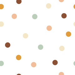 Polka dot pattern. Abstract background. Vector illustration.
